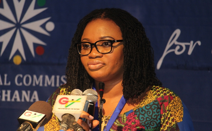 Chairperson of the Electoral Commission (EC), Mrs Charlotte Osei